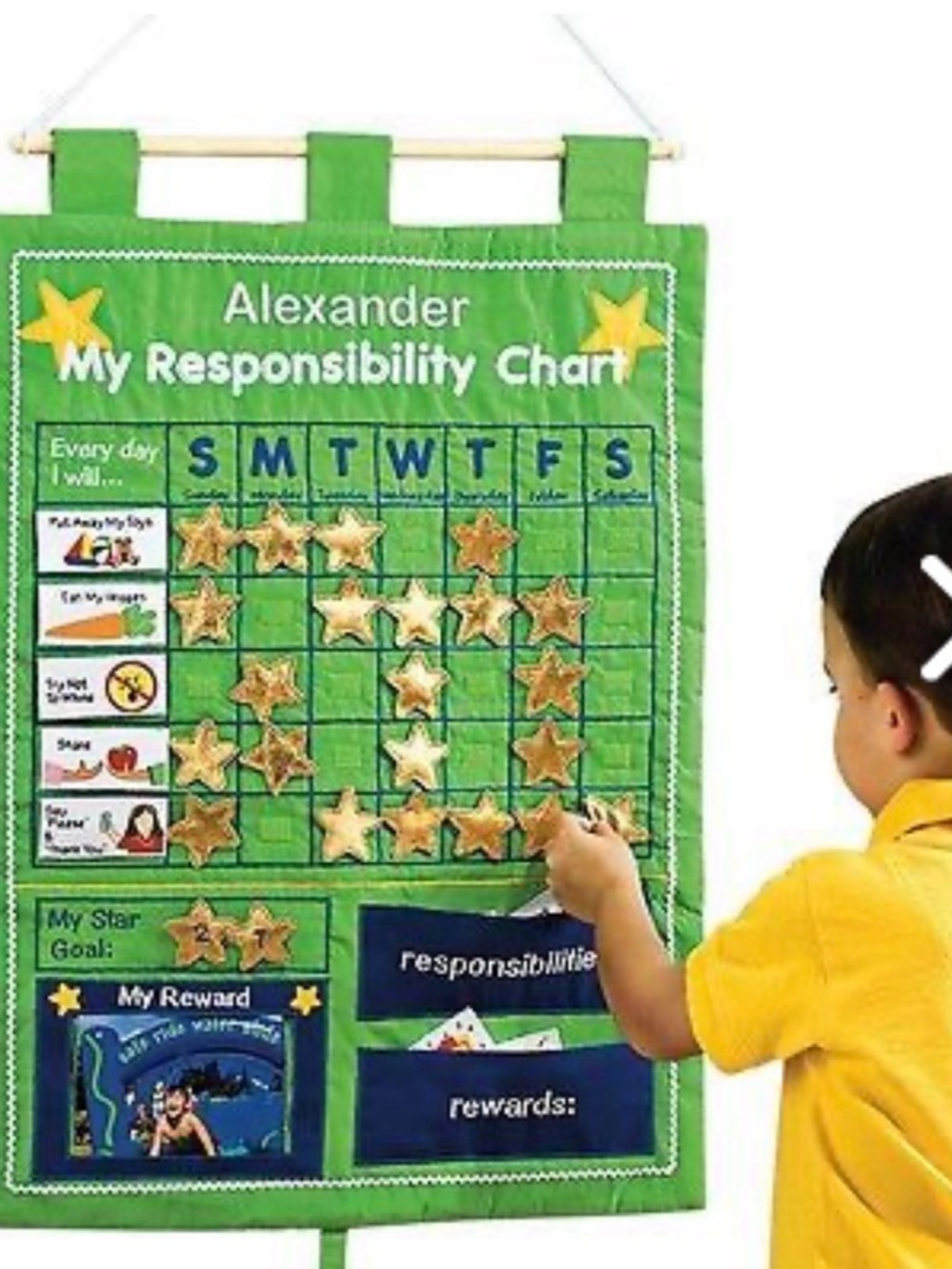 2 Chore Responsibility Charts for Kids - Great for Reward and Chore Organizing